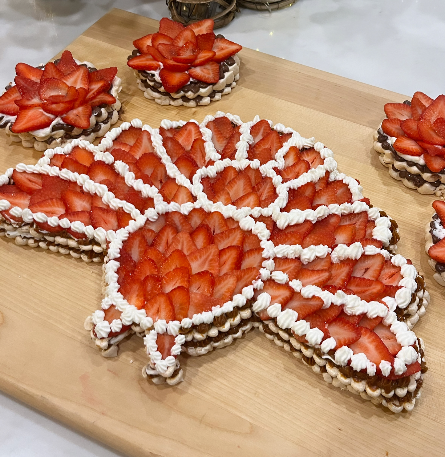 Turkey Shaped Pavlova