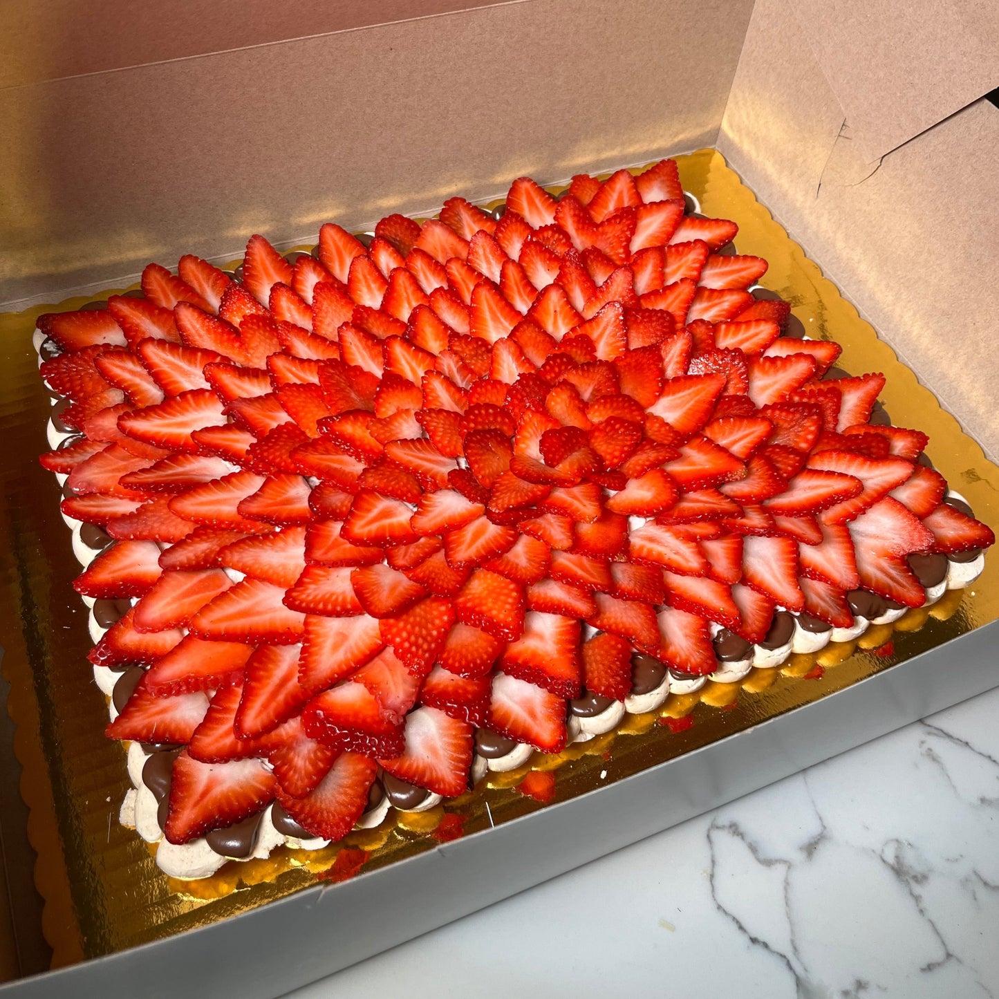 Nutella Rectangle Pavlova