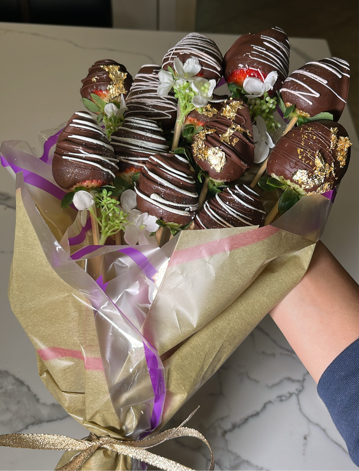 Bouquet of Chocolate Covered Strawberries
