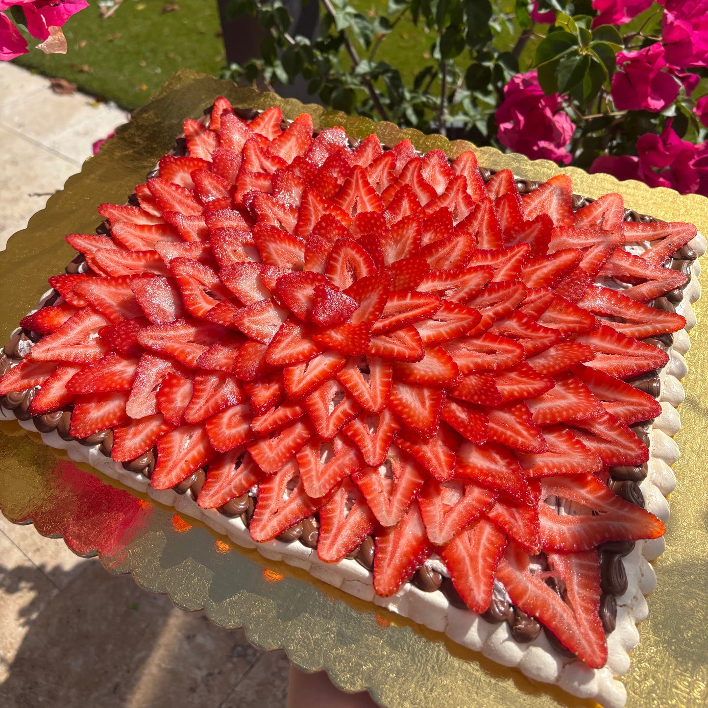 Nutella Rectangle Pavlova